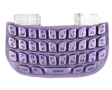 Blackberry Curve 8520 Key Keyboard Keypad Light Purple Oem