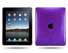 Clear Crystal Hard Case Cover For Ipad Purple