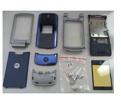 Complete Set Housing Faceplate Cover For Motorola Krzr K1 Blue