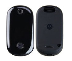 Complete Set Housing Faceplate Cover For Motorola U9 Black