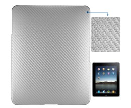 fiber hard case ipad silver