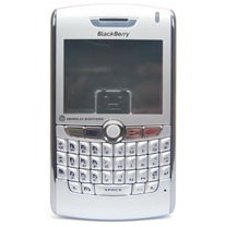 Full Housing Faceplate Cover Silver World Edition For Blackberry 8800 8820 8830