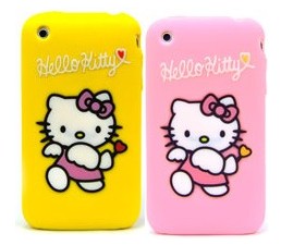 Iphone Silicone Case Hello Kitty