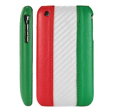 Italy Flag Leather Hard Case Cover For Apple Iphone 3gs Iphone 3g Oem