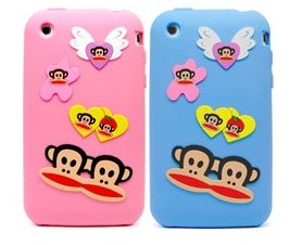 Paul Frank Butterfly Silicone Case For Apple Iphone 3gs Iphone 3g