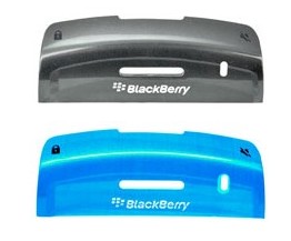 Replacement Faceplate Top Cover Metalic Blue And Black For Blackberry Javelin Curve 8900