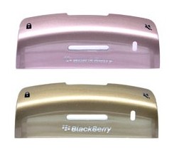 Replacement Faceplate Top Cover Metalic Gold And Pink For Blackberry Javelin Curve 8900