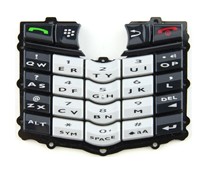 Replacement Keypad Keyboard For Blackberry Pearl 8100 White