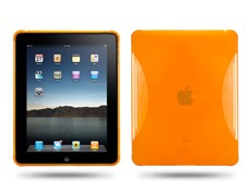 Stylish Design Soft Silicone Skin Case For Ipad Orange