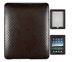 Texture Weave Leather Skin Case For Ipad Coffee New And