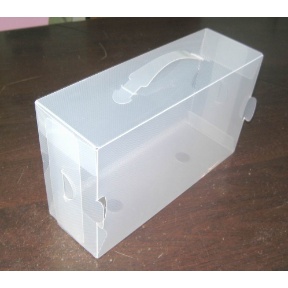 clear palstic empty shoe storage container box