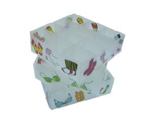 underwear storage box plastic bar