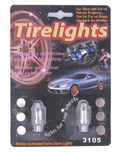 led light up tyre safty