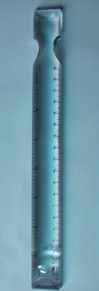 Ruler With Acrylic Lens