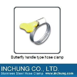 butterfly handle hose clamp garden hardware