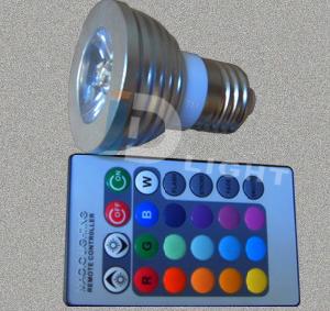 Rgb Led Bulb E27 With Ir Remote Control