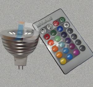 rgb led spotlight mr16 ir remote control