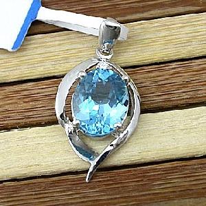 factory sterling silver blue topaz pendant citrine ring ruby fashion jewe