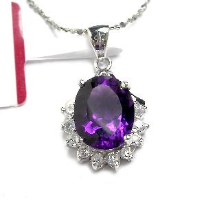 Sell Sterling Silver Natural Amethyst Pendant, Ring, Citrine Earring, Bracelet, Olivine Ring