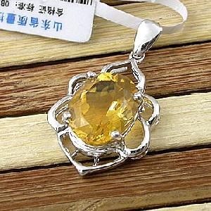 sterling silver citrine pendant topaz bracelet moonstone earring jewelry