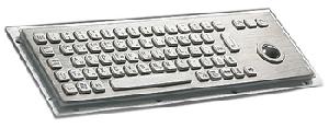 Metal Keyboard With Trackball For Kiosk