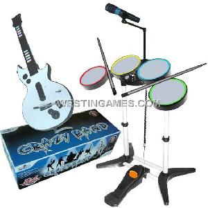 Wii / Ps2 / Ps3 3in1 Crazy Band Drum And Guitar