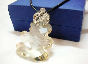 Wholesale Crystal Teddi Bear Pendant