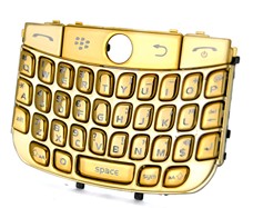 chrome keypad keyboard blackberry javelin curve 8900 gold