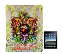 Ed Tattoo Hard Back Case Cover For Ipad White