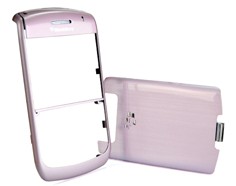 housing faceplate cover metalic light pink blackberry javelin curve 8900