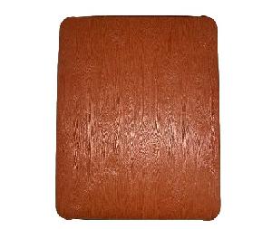 wooden leather skin case ipad purple