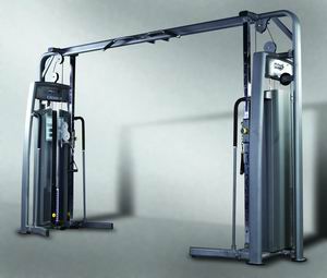 cable crossover fitness equipment sporting body building apparatus