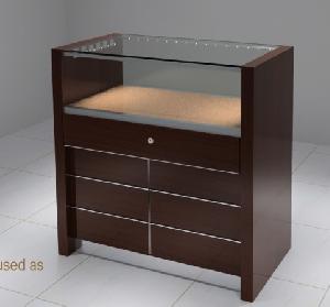 Showcase Rock Collection Viewing Cabinets For Jewellery Store