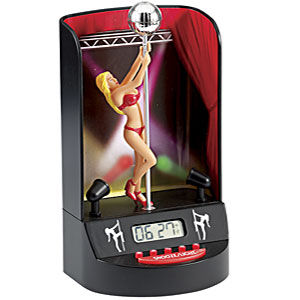 pole dancer alarm clock