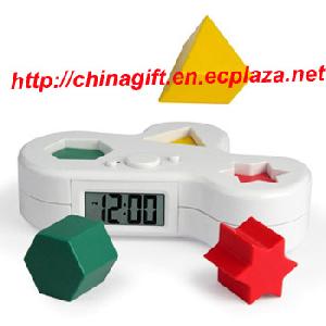 puzzle alarm clock think