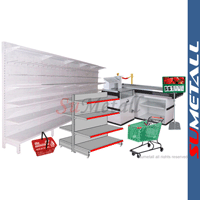 China Supplier For Shop Fittings And Store Fixture And Gondola Shelvings