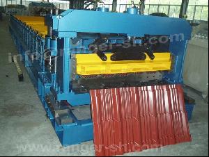 Glazed Tile Forming Machine Making Metal Roofing Tiles