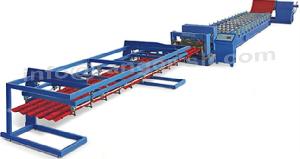 Glazed Tile Forming Machine Making Profiles For Steel Construction