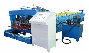 Glazed Tile Forming Machine Making Steel Roofing Tiles