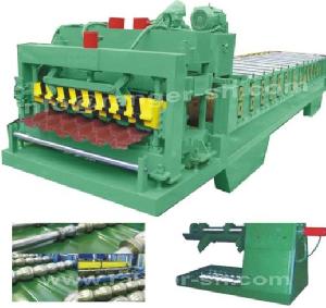 Step Tile Roll Forming Machine Making Profiles For Steel Construction