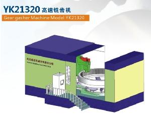 Gear Gasher Machine Model Yk21320