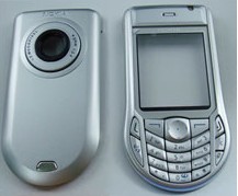 Complete Set Housing Faceplate Cover For Nokia 6630 Silver