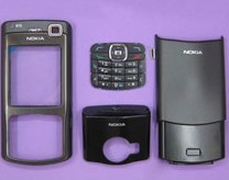 Complete Set Housing Faceplate Cover For Nokia N70 Black