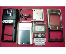 Complete Set Housing Faceplate Cover For Nokia N91 Black / Silver