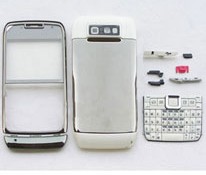 Faceplate Cover For Nokia E71 Silver