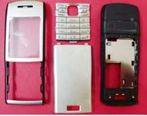 housing faceplate cover nokia e50 silver