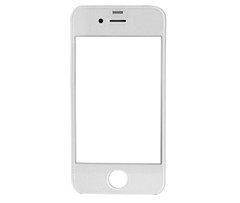 Iphone 4g Screen Glass Lens-white It Is Original