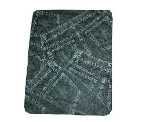 Jeans Pattern Plastic Ipad Case-black