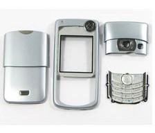 housing faceplate cover nokia 6680 silver