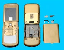 Set Housing Faceplate Cover For Nokia 8600 Luna Golden